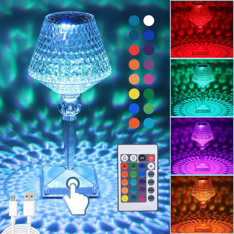 LÁMPARA DE MESA LED Y TÁCTIL