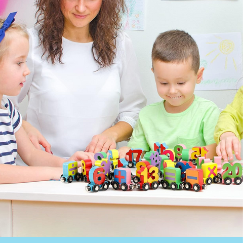 ¡Novedoso jueguete de tren educativo!