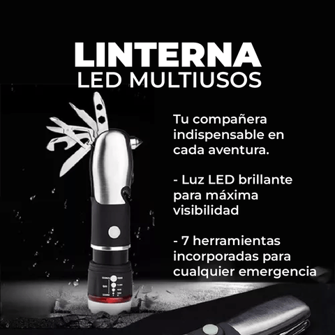 LINTERNA LED MULTIUSOS