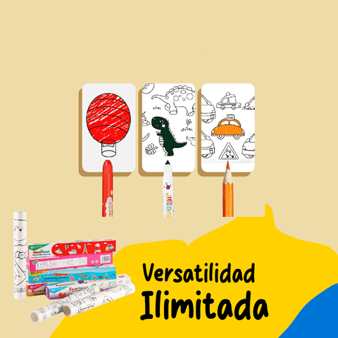 ROLLO DE DIBUJOS CREATIVOS