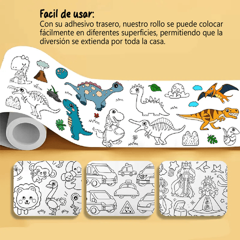 ROLLO DE DIBUJOS CREATIVOS