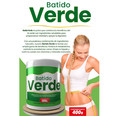 Batido Verde: Un Concentrado de Nutrientes para tu Salud 🍏