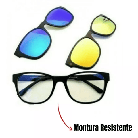 LENTES MAGNÉTICOS 3 EN 1