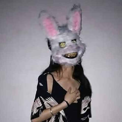 Mascara Conejo Malo para Halloween