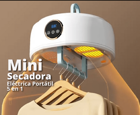 Mini Secadora Eléctrica Portátil 5 en 1