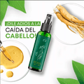 Spray de jengibre para en crecimiento del cabello