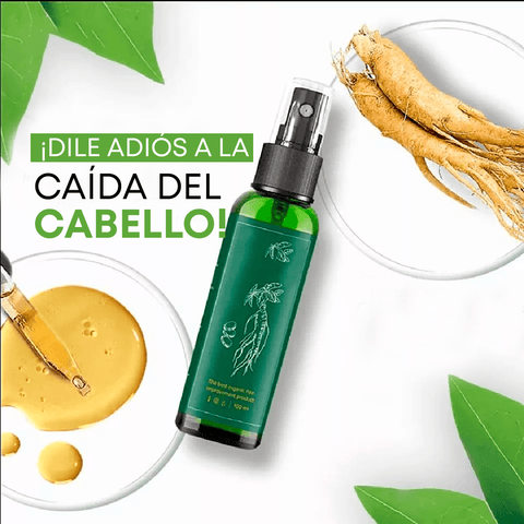Spray de jengibre para en crecimiento del cabello