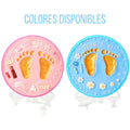 ¡NOVEDOSO KIT DE IMPRESION DE HUELLA DE MANO Y PIE PARA BEBÉ!