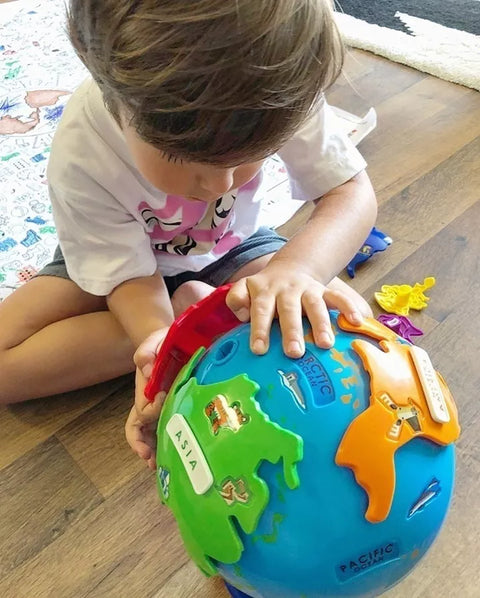 ROMPECABEZAS GLOBO TERRÁQUEO