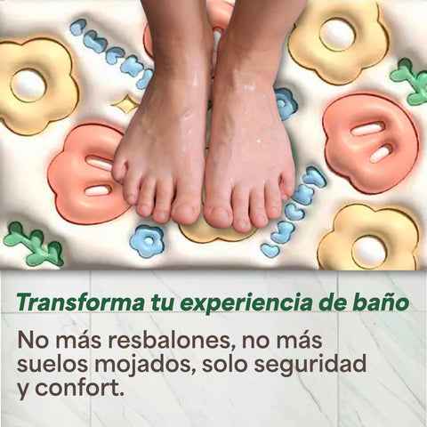 TAPETE 3D SUPER ABSORBENTE / Seguridad y Estilo en tu Baño