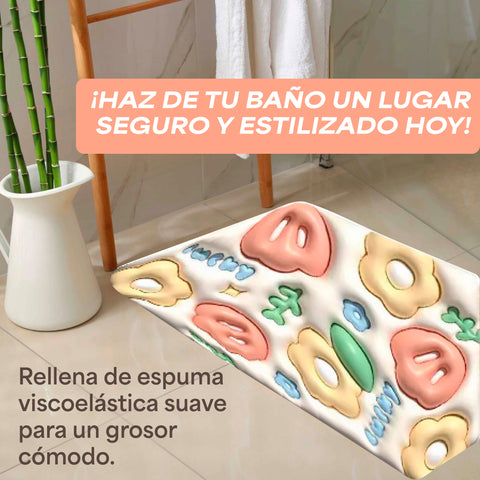 TAPETE 3D SUPER ABSORBENTE / Seguridad y Estilo en tu Baño