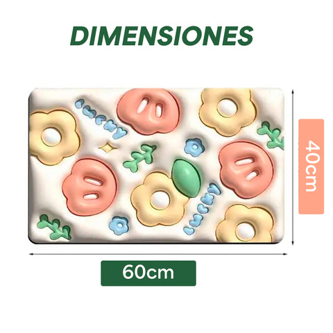 TAPETE 3D SUPER ABSORBENTE / Seguridad y Estilo en tu Baño