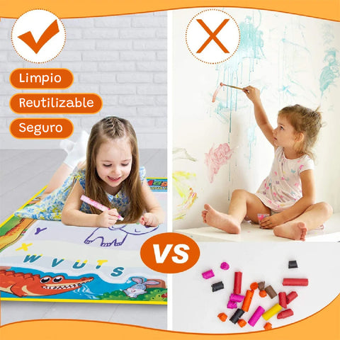 TAPETE MAGICO PINTURA DE AGUA